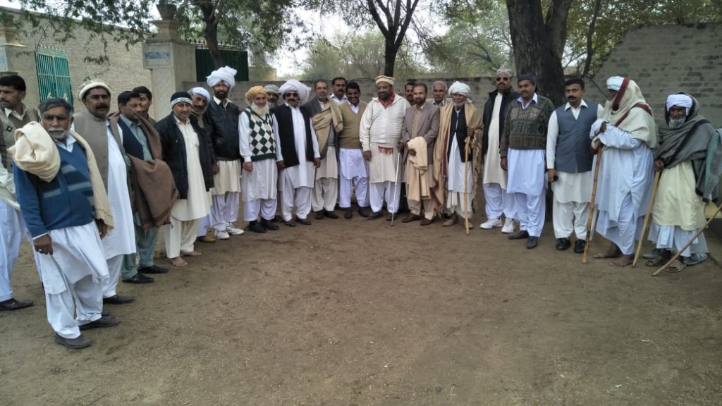 Bourana brothers at Malik Abdul Rauf Bourana Aino House for condolence of his father on date 10.12.2018